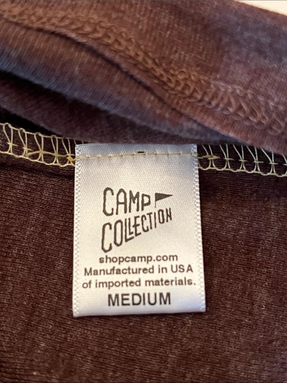 Camp Collection Striped Turtleneck, size M, retro 70s brown orange yellow - Picture 7 of 8